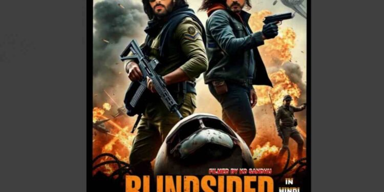 BLINDSIDED, KD Sandhu, Action Thriller, March 14 Release, Bollywood Movie, Indian Cinema, New Movie Release, Film Release 2025, Theatrical Release, Udhay Bir Sandhu, Farah Khan, Akanksha Shandilya, Mohammad Umar, KD Sandhu Director, Kamaldeep Sandhu Producer, Mickey Flix Entertainment Film, KD Arts Films International, RP Yadav Action Directo, Deepak Sharma Action Director, Ujjwal Roy Chaudhary Music Director, Manoj Kumar Bhaskar Music Director, Siddharth Akki Baiju DOP, Rakesh Badhoria Distributor, Kashmir, Military Officer, Blindness, Covert Operation, Syndicate, Action Sequences, High-Octane Action, Intense Narrative, Crime Thriller, Mumbai, Chandigarh, Rajasthan, Armenia, Greece, Georgia, BLINDSIDED Movie Review, BLINDSIDED Trailer, BLINDSIDED Cast, BLINDSIDED Release Date, Where to Watch BLINDSIDED, KD Sandhu Movies, Action Movies 2025, Bollywood Action Thriller, Indian Action Movies,