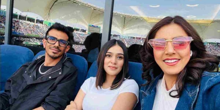 Yuzvendra Chahal, Dhanashree Verma, Yuzvendra Chahal Divorce Rumors, Yuzvendra Chahal Spotted with Ladies, Jyoti Saxena, RJ Mahvash, Yuzvendra Chahal Controversy, Indian Cricketer News, Celebrity Gossip, Viral Pics Yuzvendra Chahal, Yuzvendra Chahal and Jyoti Saxena, Yuzvendra Chahal and RJ Mahvash, Yuzvendra Chahal and Dhanashree Verma Separation, Yuzvendra Chahal Wife Dhanashree Verma, Yuzvendra Chahal Relationship Status, India vs New Zealand Champions Trophy, Yuzvendra Chahal at Cricket Match, Yuzvendra Chahal Spotted at Game, Yuzvendra Chahal Viral Photos, Yuzvendra Chahal Media Coverage, Yuzvendra Chahal Rumors, Yuzvendra Chahal Speculation, Yuzvendra Chahal Social Media Buzz, Bollywood Actress Jyoti Saxena, Indian RJ Mahvash, Celebrity News India, Entertainment News India, Cricket and Entertainment, Who is Jyoti Saxena, Who is RJ Mahvash, Is Yuzvendra Chahal Getting Divorced, What is Yuzvendra Chahal's Relationship Status, Yuzvendra Chahal Spotted with Two Women,
