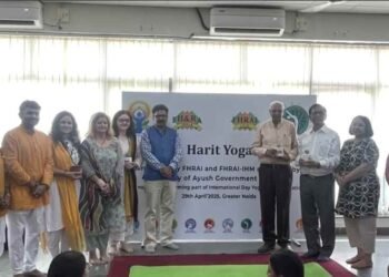 FHRAI Hosts ‘Harit Yoga’ at FHRAI-IHM to Mark International Day of Yoga