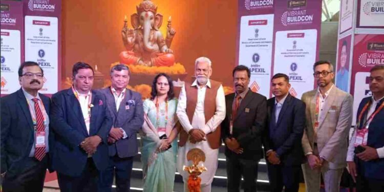 The world recognises the entrepreneurship of the country and its huge potential: Union Minister Dr Mansukh Mandaviya 1 India entrepreneurship recognition, Dr Mansukh Mandaviya speech 2025, India global business potential, Indian construction industry growth, Vibrant Buildcon 2025 highlights, India building material exports, Indian real estate sector transformation, Government support for Indian businesses, Vibrant Buildcon Yashobhoomi 2025, NAREDCO real estate conference, Global construction buyers India, Building materials exhibition India, Sustainable construction India, Indian smart building technology, Construction innovation event New Delhi, B2B real estate events 2025, International buyers at Vibrant Buildcon, India global construction hub, Export opportunities for Indian manufacturers, India infrastructure exports, India real estate global partnerships, Indian products in international markets, NAREDCO Mahi women leaders, Women empowerment in construction, Smita Patil SSPL leadership, Gender equality in infrastructure sector, G Hari Babu NAREDCO, Harsh Vardhan Bansal Vegas Mall, Gaurav Jain Infracorp Bahrain, Sunil Shetty Vibrant Buildcon ambassador, Unity Group real estate,