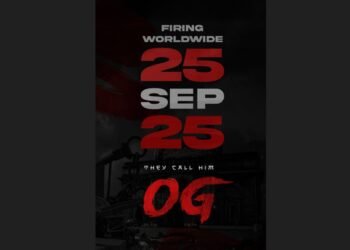 Pawan Kalyan OG, OG Release Date, September 25 2025, Sujeeth Director , Emraan Hashmi Telugu Debut, Actress Priyanka Arul Mohan, S Thaman Music, DVV Entertainment, DVV Danayya Producer, Kalyan Dasari ,Producer, Telugu Film, Action Spectacle, Power Star Pawan Kalyan, Bollywood Villain, Telugu Cinema, Indian Film Release, Gangster Action Film, Worldwide Release, Film Announcement, OG Movie Poster, Antagonist Role, High-Octane Action, Gripping Storyline, South Indian Cinema, Tollywood News, Upcoming Telugu Movies, Movie Excitement,