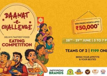 Chandni Chowk food festival, Omaxe Chowk food challenge, Daawat-e-Challenge, Delhi food competition, Street food challenge Delhi, Food eating competition Delhi, Old Delhi food event, Chandni Chowk culinary event, Omaxe Chowk Dawatpur Food Court, Delhi-NCR food competition, Golgappe eating challenge, Paratha eating competition, Grand Thali Challenge, Food vouchers cash prizes, June 28 29 food event, Jatin Goel Omaxe Group, Jung Bahadur Kachori, Kuremal's Kulfi, Chaat Town, Paranthe Wali Gali food, Amritsari Express Omaxe Chowk, Ghoomar Cafe Chennai, Chandni Chowk events, Food events Delhi, Delhi food scene, Old Delhi culinary traditions, Food enthusiast event, Gastronomic competition, Fun food event Delhi, Community food celebration, Register Daawat-e-Challenge, Daawat-e-Challenge entry fee, Omaxe Chowk timings, Things to do Chandni Chowk,