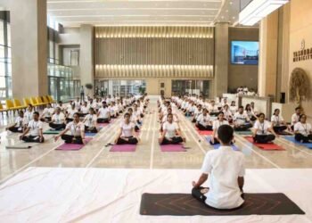 FHRAI, World Environment Day, Harit Yoga, Ghaziabad, Yashoda Medicity, Ministry of Ayush, Yoga, Environmental Responsibility, Sustainability, Ecological Balance, Tree Plantation, Narendra Modi, Wellness, Health, Nature, Hospitality Industry, Environmental Stewardship, Community Event,