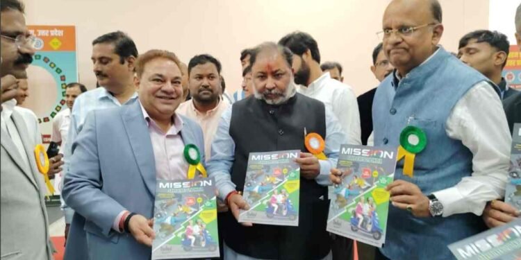 UP's Road Safety Progress: Minister Dayashankar Singh on Helmet Enforcement & Tech 1 Road Safety, Uttar Pradesh, Dayashankar Singh, Yogi Adityanath, Brijesh Narayan Singh, Rajeev Kapur, Steelbird Helmets, BIS Certified Helmets, Accident Reduction, Traffic Rules, Enforcement, Vehicle Fitness, Child Safety, Mission Save Lives, Fake Helmets, Road Fatalities, Transport Department, India Road Safety, Two-Wheeler Safety, Pedestrian Safety, GST on Helmets, Motor Vehicle Department, AI in Road Safety