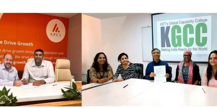 KET's Global Capability College, K-GCC, Apex Group, Asset Servicing program, paid internship, job offer, post graduate diploma, financial services, GCC, NASSCOM
