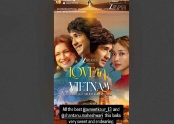 Varun Dhawan, Avneet Kaur, Shantanu Maheshwari, Love in Vietnam, Bollywood, movie release, celebrity support, Imtiaz Ali, romantic musical, new film