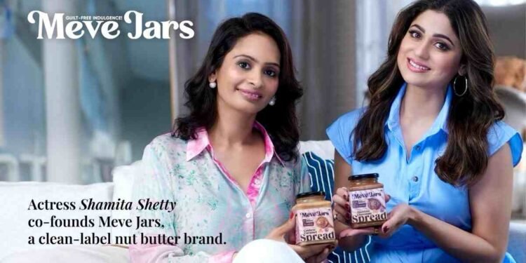 Shamita Shetty, Meve Jars, co-founder, healthy snacking, nut spreads, clean label, wellness advocate, Swati Soni, celebrity business
