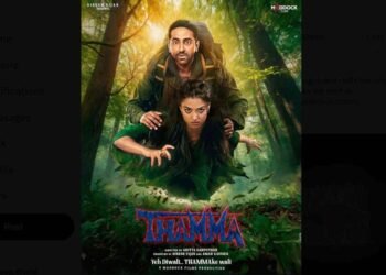 thama movie review, thamma reviews, thamma box office collection, thamma movie reviews, thamma movie release date,Thamma Review, Ayushmann Khurrana, Rashmika Mandanna, Maddock Horror Comedy Universe, Vampire Movie, Bollywood Diwali Release, Weakest Link, Nawazuddin Siddiqui, Thamma Rating,