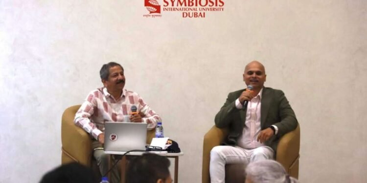 Symbiosis Dubai News, #SYMBInspires, Vikram Sathaye, Sunandan Lele, Higher Education Dubai, SIBM Alumni Event
