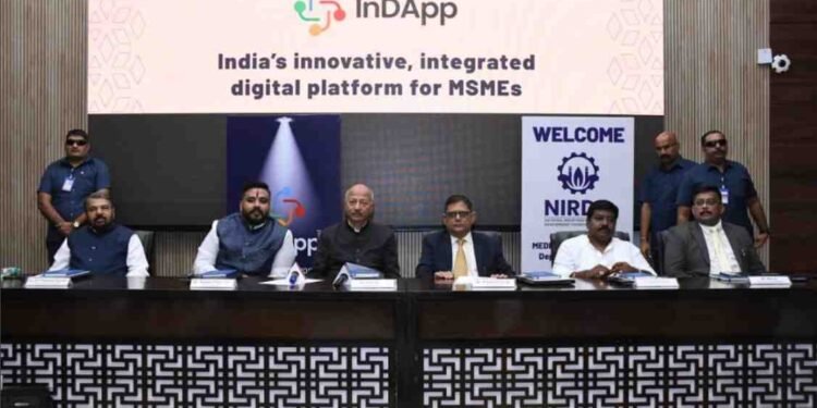 InDApp: The Super-App for Indian MSME Growth 1 InDApp Launch, NIRDC, India’s Alibaba, MSME News, B2B Marketplace India, Government Schemes App
