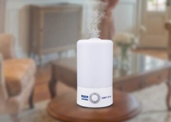 KENT Dew Humidifier, Ultrasonic Mist Technology, UV LED Humidifier, Best Humidifier for Home, Silent Humidifier, 35 Hour Run Time, Home Air Quality