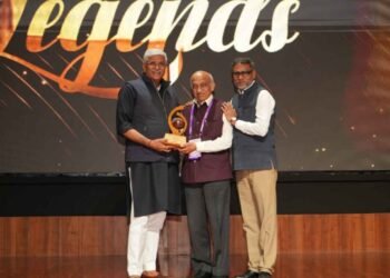 GeoSmart India 2025, Living Legends Awards, India geospatial industry, space technology India, GIS innovation, Bharat Mandapam event, Indian space pioneers, geospatial conference 2025