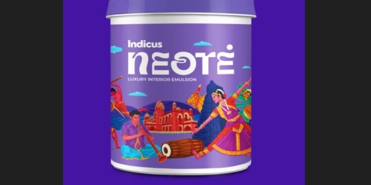 Indicus Paints, Neotė luxury paint, premium interior paint India, Tamil Nadu inspired paint, luxury wall paint, eco-friendly paints India, Neotė launch
