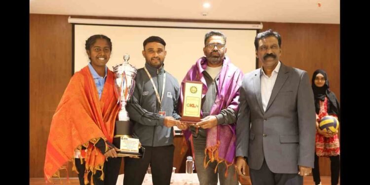 KLH Global Business School, student sports achievements, Khelo India University Games, Arjuna Award nomination, university sports India