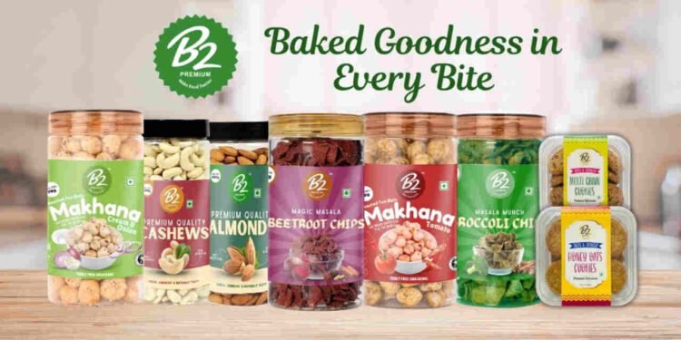 BuyBuyCart, B2 Premium, private label snacks, Indian supermarket chain, premium food products