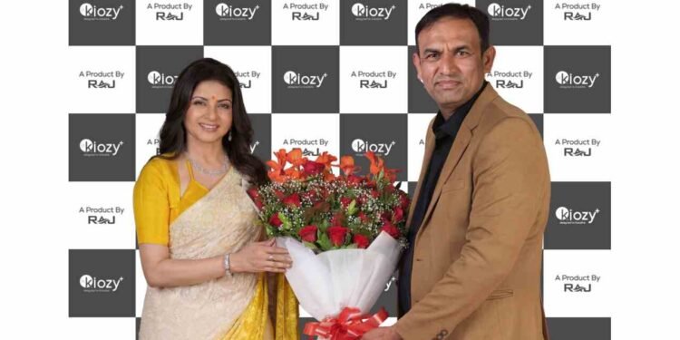 Raj Cooling Systems, Kiozy+ Air Purifier, Bhagyashree brand ambassador, Bollywood actress Bhagyashree, premium air purifier India, indoor air quality solutions, ISO 9001:2015 company