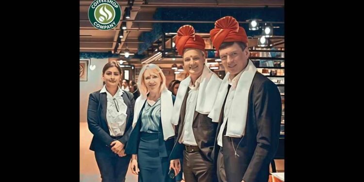 The Coffeeshop Company India, Vienna coffee brand India, 100 stores by 2029, Delhi Punjabi Bagh café, Austrian coffee chain expansion, Franchise India partnership