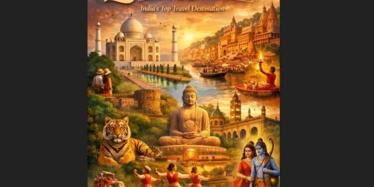 Uttar Pradesh tourism, Nav Nirman 9 years, UP tourism growth, Mahakumbh 2025, Ayodhya tourism, Yogi Adityanath tourism policy