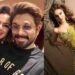 Seerat Kapoor Filmfare look, Allu Arjun Best Actor, Seerat Kapoor green saree, Filmfare red carpet, Seerat Kapoor selfie, Allu Arjun Bunny, celebrity fashion India