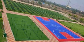 Gallant Sports Infra, Nagpur school sports turf, multipurpose sports facility India, artificial turf school, sports infrastructure India