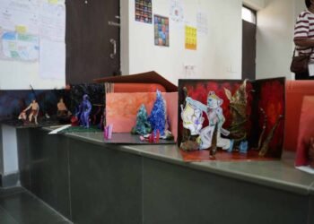 JKLU workshop, Gaurav Juyal workshop, design workshop Jaipur, storytelling workshop India, creative education