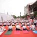 International Yoga Day Ghaziabad, KW Delhi 6 Mall events, Raj Nagar Extension, Yoga Day celebration, local events in Ghaziabad