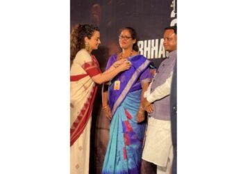 Kangana Ranaut, Odisha CM Mohan Charan Majhi, Bharat Bhhagya Vidhaata screening, Bhubaneswar event, healthcare heroes