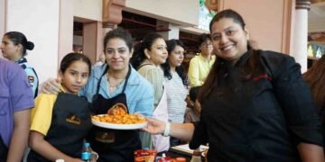 Omaxe Chowk, Flameless Cooking Competition, Delhi Food Events, Chandni Chowk, Cornitos Event, Culinary Creativity, Delhi Community Events, Jatin Goel