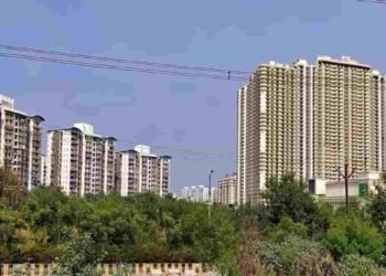 Modern residential high-rise apartment towers in Delhi-NCR and emerging micro-markets under rapid development