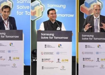Samsung Solve for Tomorrow, Samsung Solve for Tomorrow 2026, Samsung CSR India, Samsung Innovation Programme, youth innovation India, student innovators, STEM education India, Samsung student startup programme, Sushil Pal MeitY, Stefan Priesner UN, Nikhil Agarwal IIT Delhi, FITT IIT Delhi, Sustainable Development Goals, student entrepreneurship, innovation grants, technology for social impact, young entrepreneurs India, AI innovation, ₹2 crore grants,Samsung Solve for Tomorrow 2026