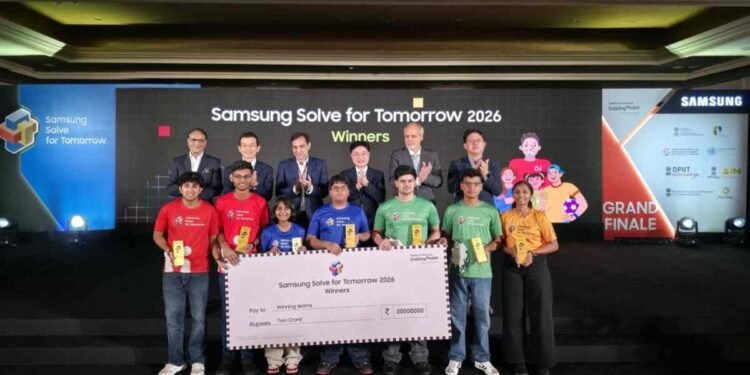 Four Teams Win ₹2 Crore at Samsung Solve for Tomorrow 2026 1 Four Teams Win ₹2 Crore at Samsung Solve for Tomorrow 2026